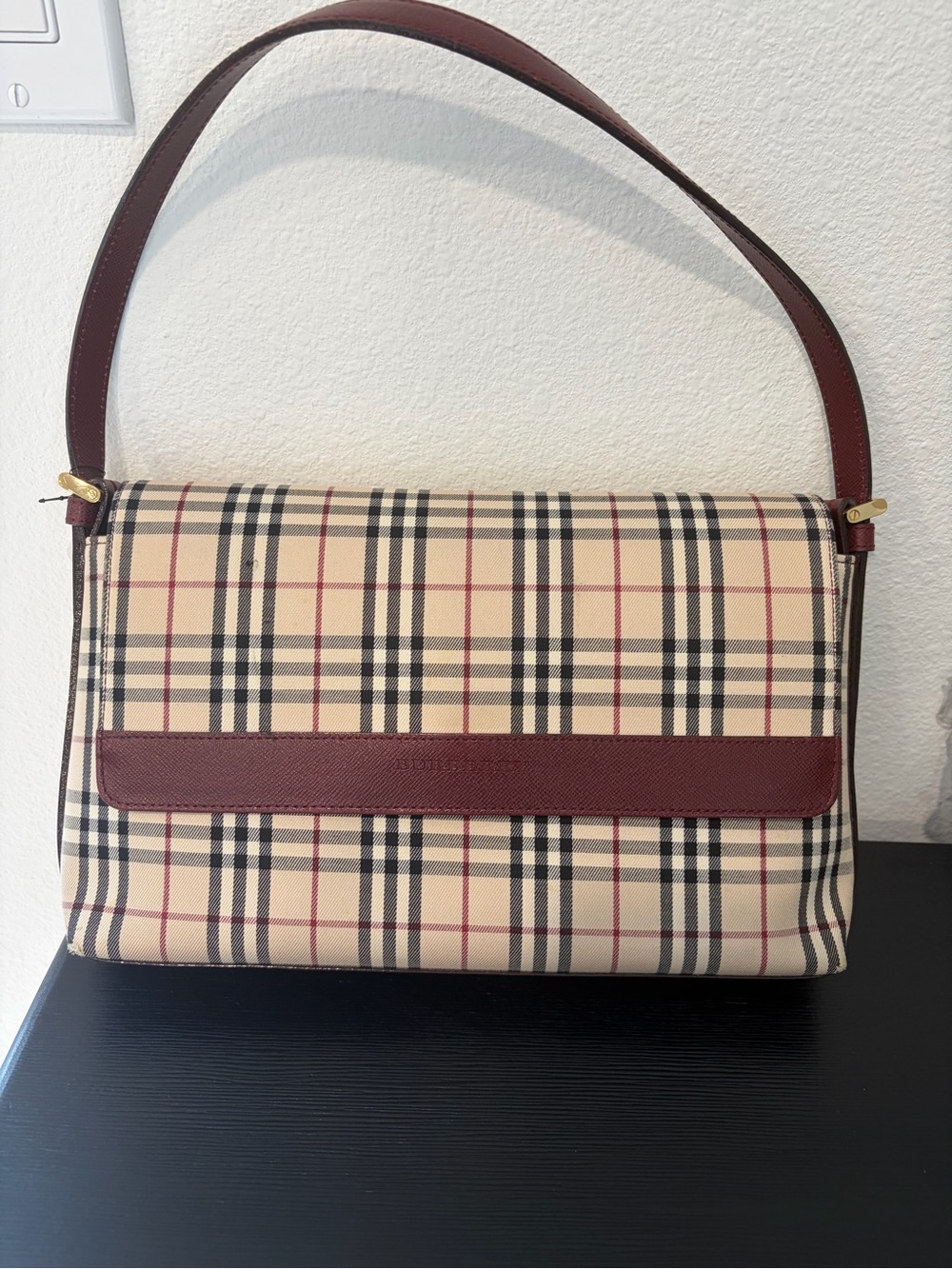 Burberry Nova Check Shoulder Bag